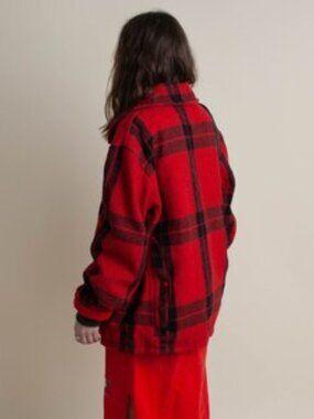 Vintage plaid jacket